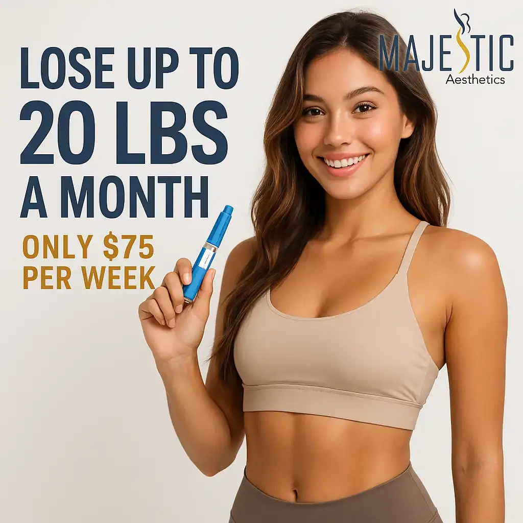 Semaglutide Injections in Lake Worth FL | Drop 20 lbs Fast with Medical Support 5 Semaglutide weight loss treatment in Lake Worth at Majestic Aesthetics